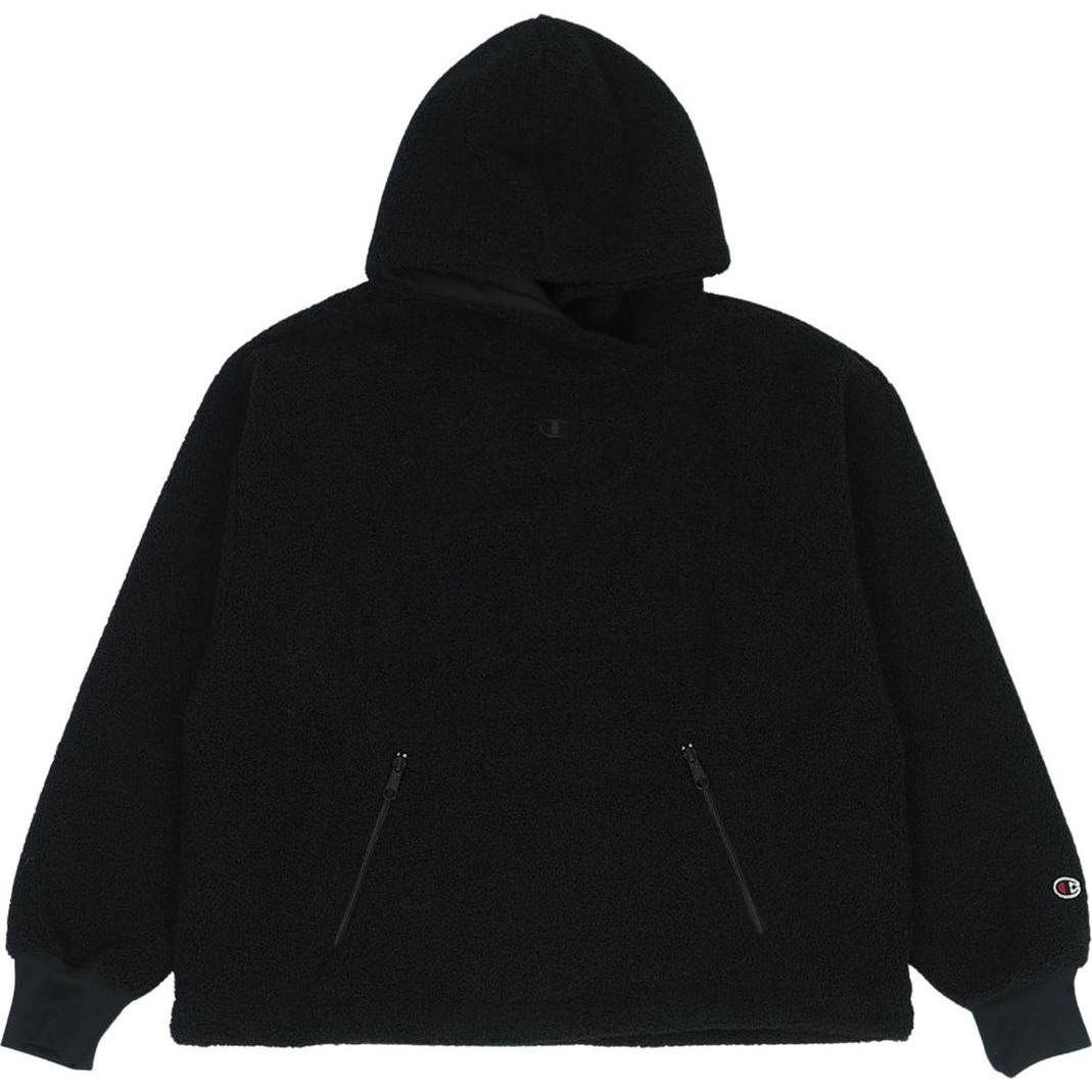 No Name, Damen, Pullover, Bluza damska Champion Hooded czarna 117549 KK001 M, Schwarz, (M)