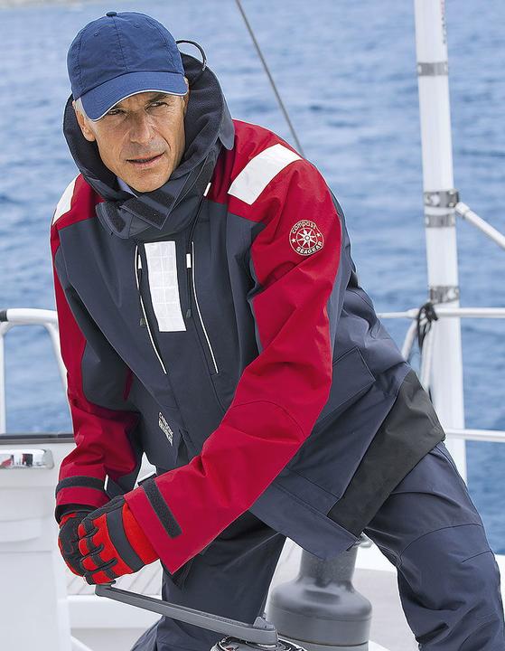 Actual product image Compass Seagear Compass Offshore sailing jacket navy/red
