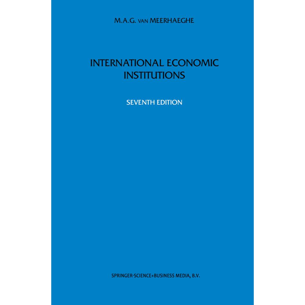 International Economic Institutions, Fachbücher