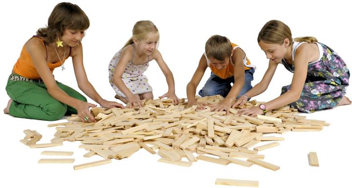 Actual product image Kapla Wooden case of 280 pcs.