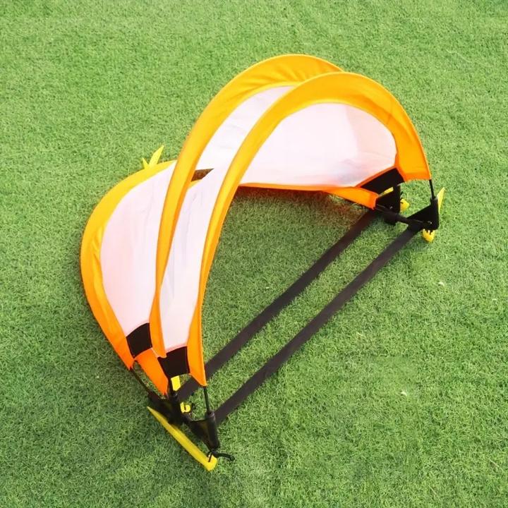 Actual product image Fun Outside 2 Stück Faltbares Fussballtor, Pop-Up Mini-Trainings-Tore