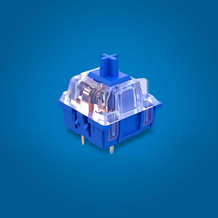 Actual product image HP Alloy Origins Core PBT HX Blue - Mechanical Gaming Keyboard (DE, Cable)