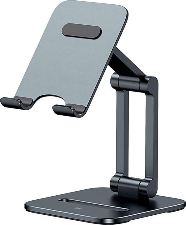 Actual product image Baseus Desktop Biaxial Foldable Metal Stand (for Phones) Grey