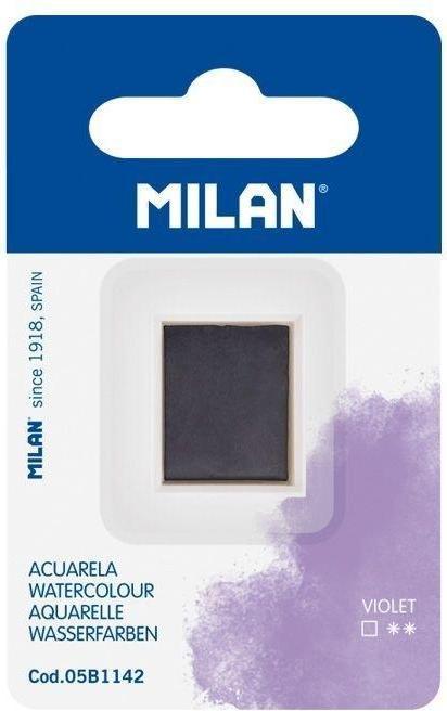 Lila MILAN-Aquarellfarbe in Würfeln