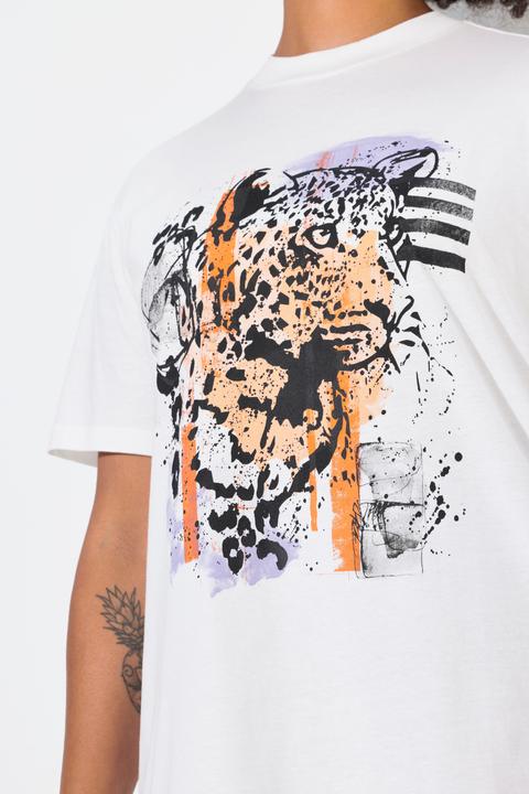Actual product image Angel of Style T-shirt with leopard print and half sleeves (46)