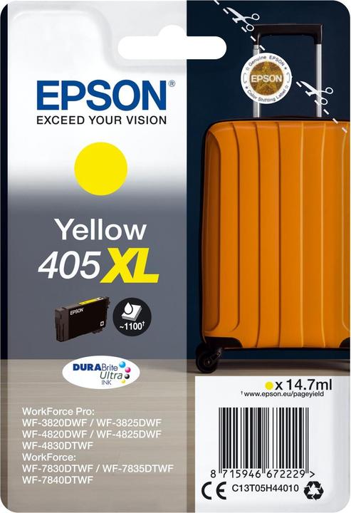 Image du produit Epson Cartouche d'encre 405XL (Y)