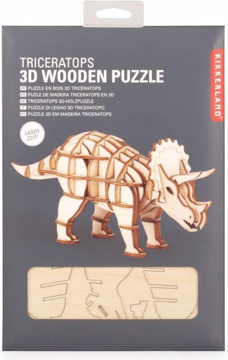 Actual product image Kikkerland Triceratops (56 pieces)