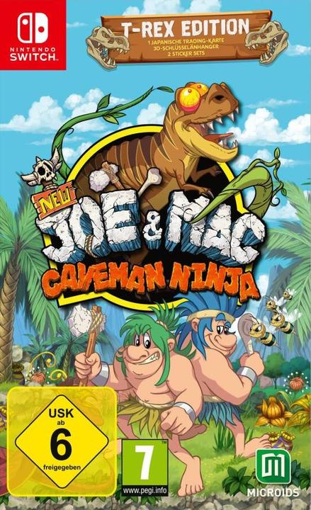 astragon New Joe & Mac: Caveman Ninja -- T-Rex Edition (Switch, Switch Lite, Switch OLED, DE)