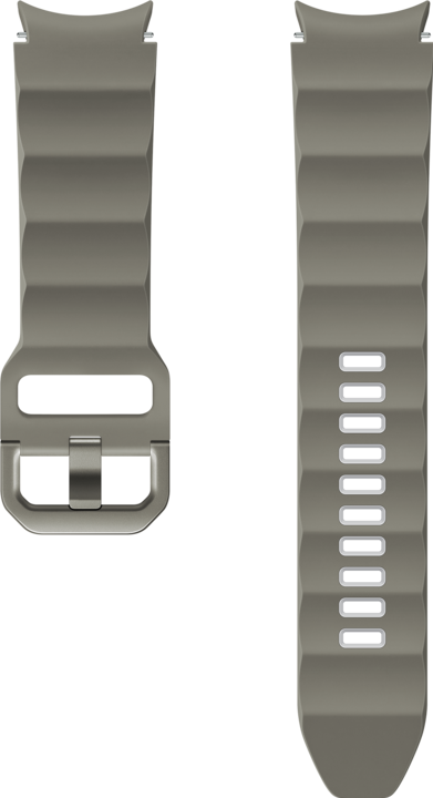 Actual product image Samsung Rugged Sport Band 20mm M/L - grey (20 mm, Fluoroelastomer, Galaxy watch 4 (40mm))