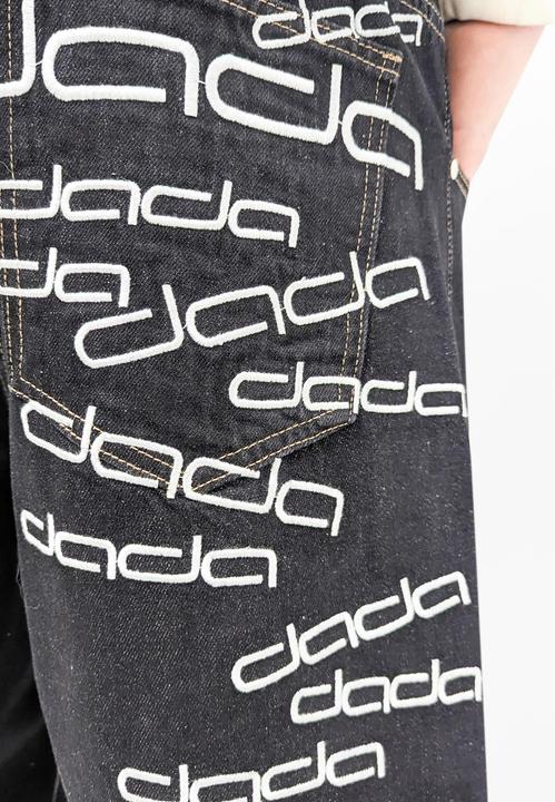 Immagine prodotto Dada Supreme Jeans Baggy con ricamo a grandi lettere - 179923 (32)