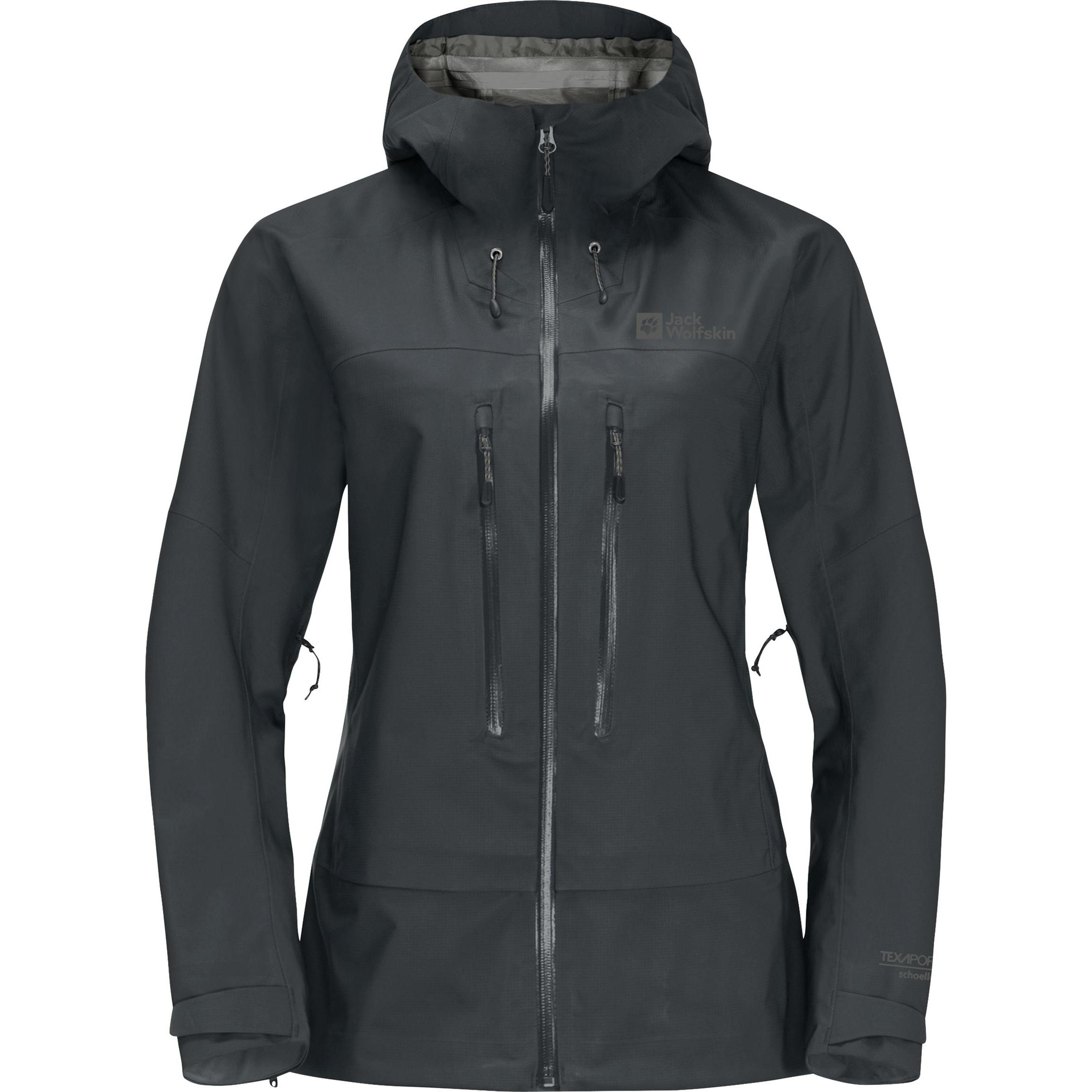 Jack Wolfskin, Damen, Jacke, Kammweg 3L Jkt W (XS), Grau, XS