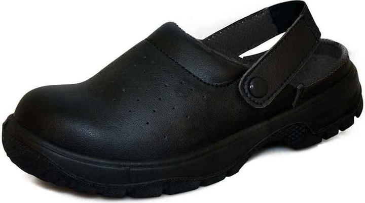Actual product image Comfort Grip Unisex Adult Press Stud Strap Clogs (43)