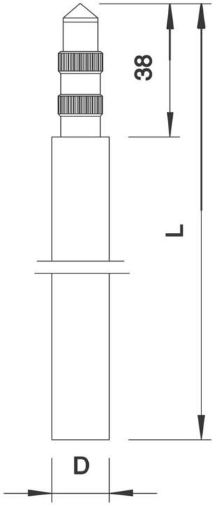 Produktbild OBO Bettermann 219 20 ST FT Staberder standard 1,5m St FT 5000750 (Kondensator)