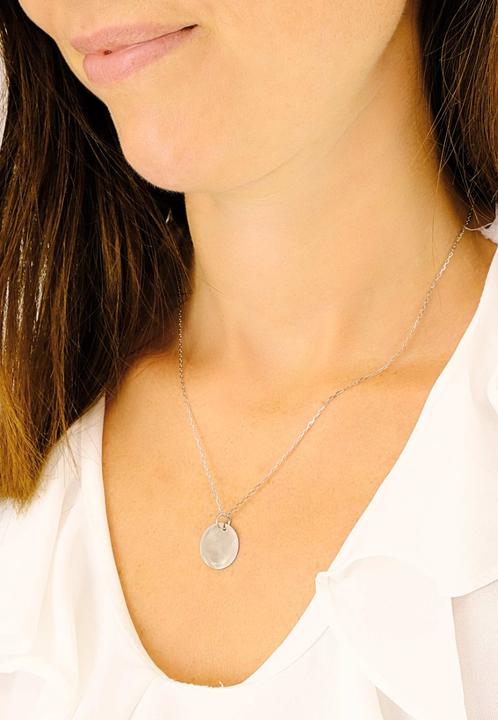 Immagine prodotto Muau Piastra d'incisione rotonda (Oro bianco 750/18 carati)