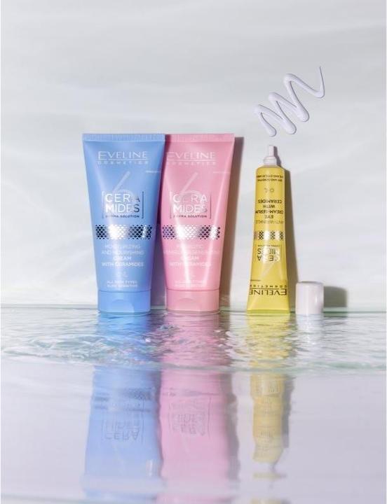 Produktbild Eveline 6 Ceramides Eye Serum-Cream 20 Ml - Nourishing Eye Care (Augenpflege Serum, Nacht, Tag, 20 ml)