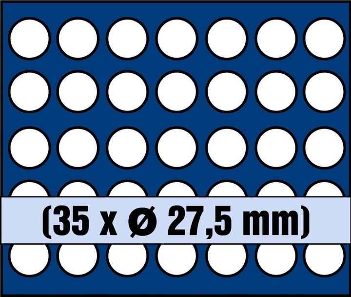 Immagine prodotto Safe Vassoio per 35 monete fino a 27,5 mm di Ø