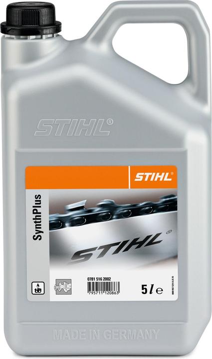 Actual product image Stihl Sägekettenhaftöl SynthPlus, 1l Silber Orange (Saw chain)