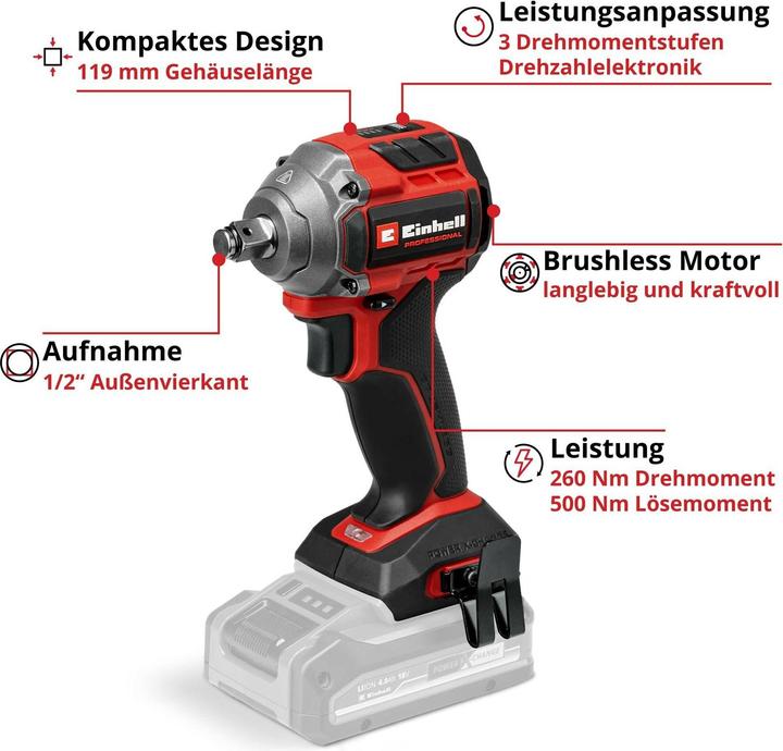 Produktbild Einhell TP-CW 18/260 (Akkubetrieb)