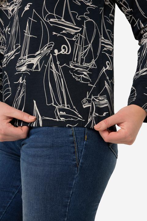 Image du produit Laurasøn T-Shirt, Boote Print, OEKO-TEX (XL)