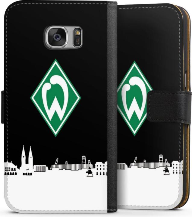 Produktbild DeinDesign Tasche für Samsung Galaxy S7 Handy Flip Case Wallet Cover Handytasche Leder Offizielles (Samsung Galaxy S7)