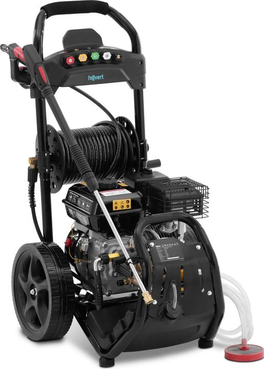 Hillvert Nettoyeur haute pression - 4500 W - 200 bar - 9 l/min - tuyau de 20 m (Essence)