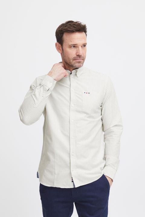 Produktbild FQ1924 FQSteven stripe oxford LS shirt 21900612 (XL)