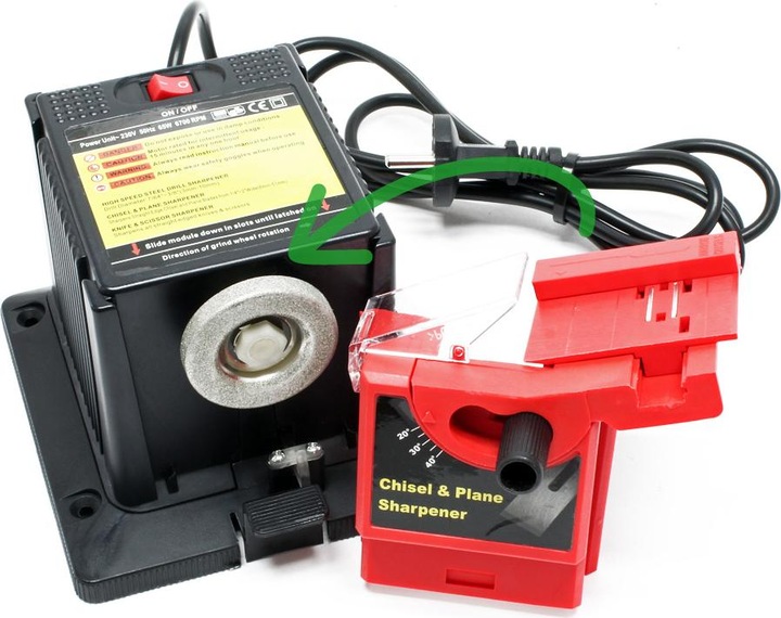 Produktbild Wiltec Schleifmaschine Schärfgerät 65W Messer Werkzeug schleifen schärfen