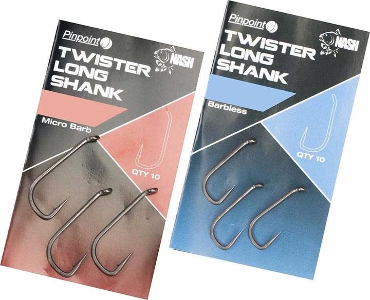 Actual product image Nashi hook pinpoint twister long shank size 7 without swivel