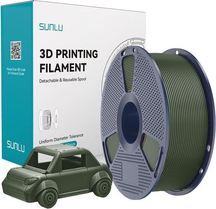Productafbeelding Sunlu PETG-Filament mit Beschichtung (Olive) (PETG, 1.75 mm, 1000 g)