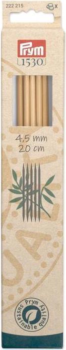 Actual product image Prym Knitting needles BAMBOO 4.50 mm, 20 cm