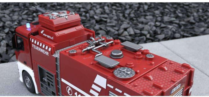 Actual product image Amewi Mercedes Benz Fire Truck Electric Brushed Truck 2WD 1:18 RTR (RTR Ready-to-Run)