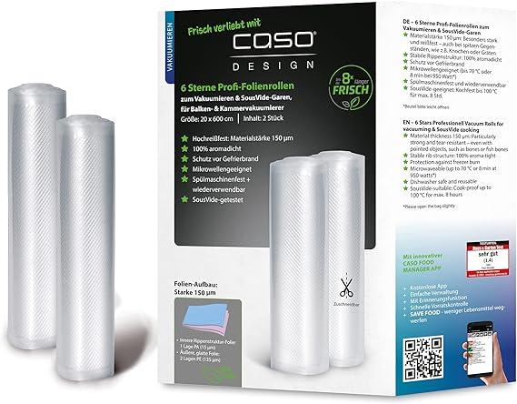 Productafbeelding Caso 6 Sterren Professionele Stofzuigerrollen 1247 2 stuks (2 x)