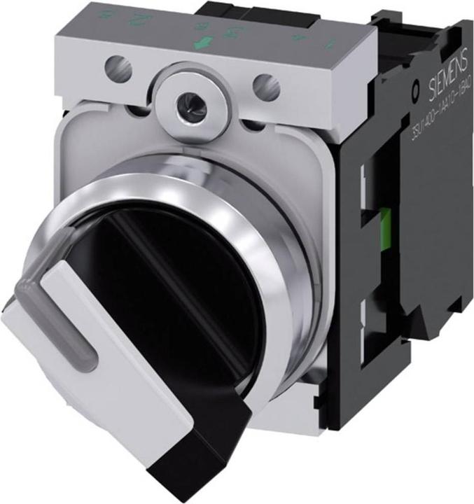 Produktbild Siemens Selector switch, 22mm, black, white