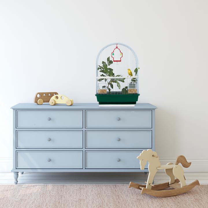 Immagine prodotto Relaxdays Gabbietta per uccelli con accessori