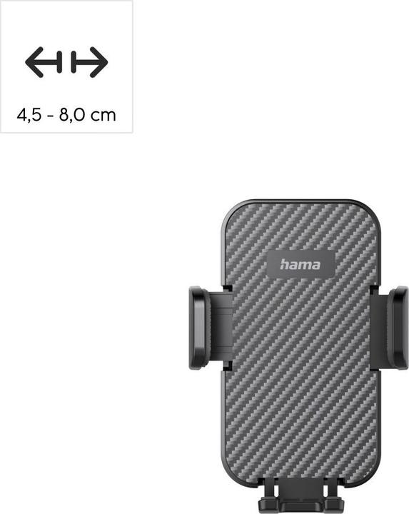 Produktbild Hama Auto-Handyhalterung für runde Lüftung, 360 Grad drehbar, universal