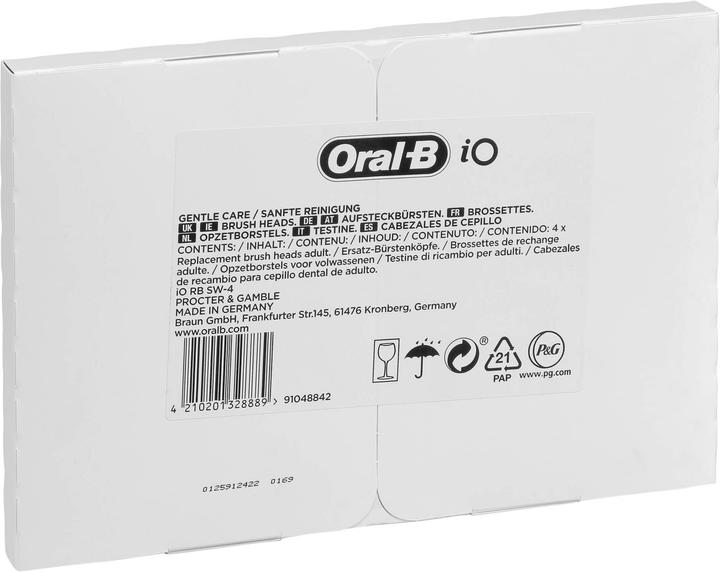 Immagine prodotto Oral-B iO spazzole Gentle Cleaning FFU 4 pezzi. (4 x)