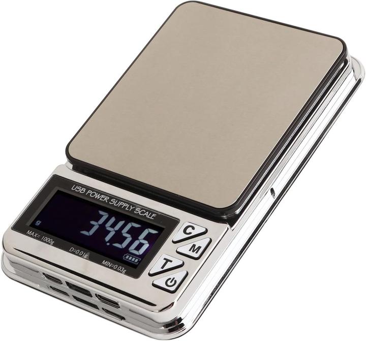 Swissdetector Balance électrique Portable Rechargeable par USB - 0,01 X 1000g