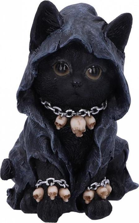 Nemesis Now Reapers Feline - Figurine de chat faucheur masquée