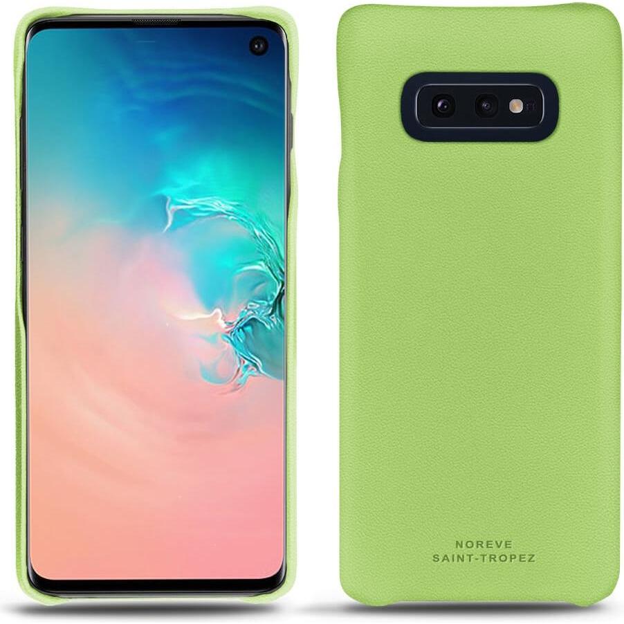 Noreve Lederschutzhülle (Samsung Galaxy S10e), Smartphone Hülle, Grün