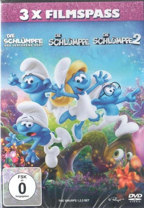 Sony Die Schlümpfe 1 + 2 + Das verlorene Dorf (DVD, 2018, Deutsch)