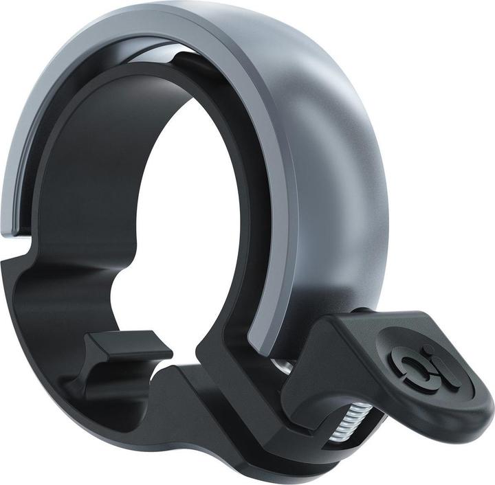 Image du produit knog. Sonnette de vélo Oi Classic - Noir/Gris - Large, 23.8 - 31.8mm