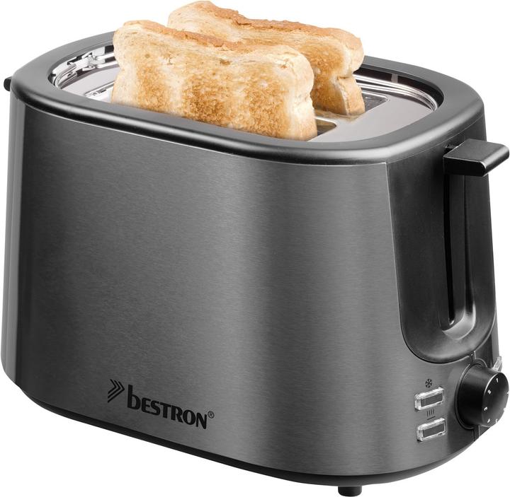 Produktbild Bestron Toaster, 1000 Watt, Titan