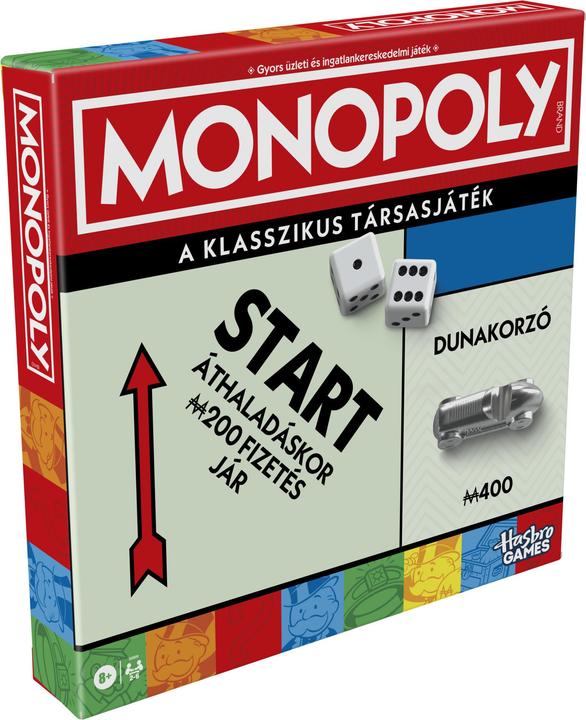 Produktbild Monopoly Brettspiel mit Aufbewahrungsfach und grösseren Spielfiguren