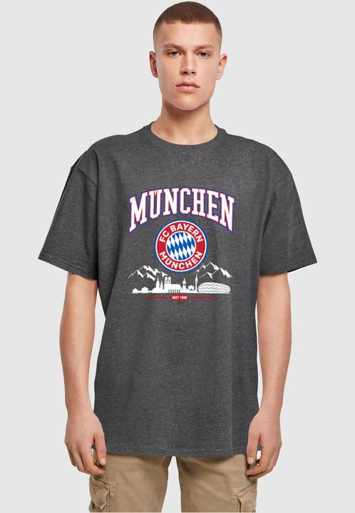 Image du produit FC Bayern München Tee shirt FC Bayern Skyline for grey Heavy Oversize - 115313 (L)