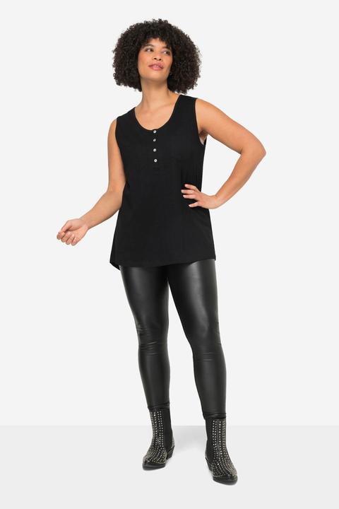 Produktbild Angel of Style Top, Rundhals, Knopfleiste, Saum hinten länger (48)