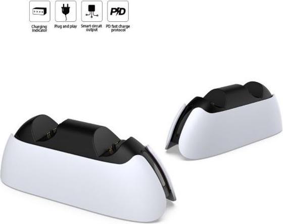 Image du produit Dobe Station d'accueil sans fil à double charge (PS5)