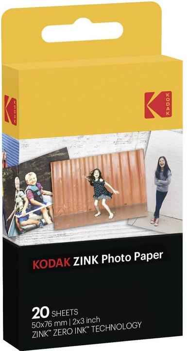 Kodak Sofortbildfilm 2x3 – 20er Pack (Mint, M230, Printomatic, snap, Mini 2, Snap Touch)