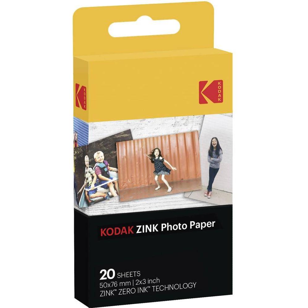 Thumbnail - Kodak Sofortbildfilm 2x3 – 20er Pack (Snap Touch, snap, Mint, Printomatic, Mini 2, M230), Sofortbildfilm, Weiss