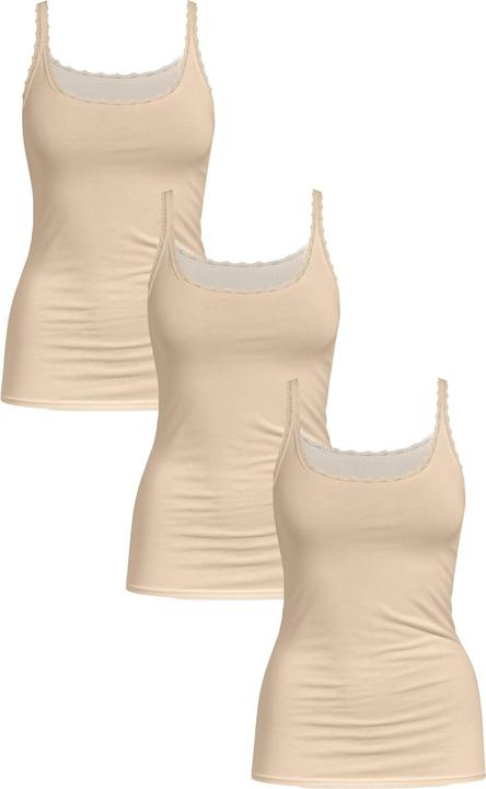 Immagine prodotto Maxte COTTON LACE Tanktop Frauen 3er Pack (M)