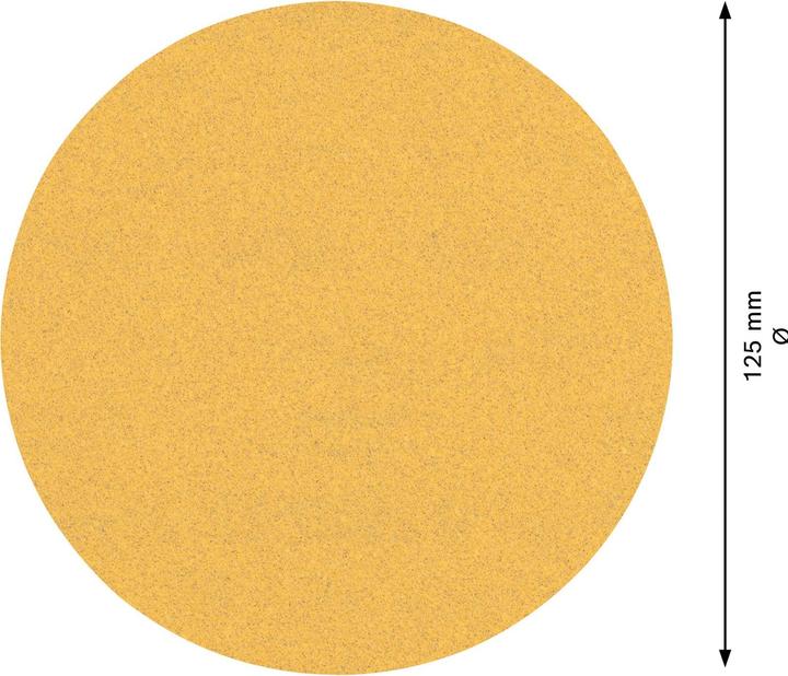 Image du produit Bosch Professional Zubehör Papier abrasif Expert C470 sans trous pour meuleuses d'angle et perceuses, 125 mm, G 100, 50 pcs. (100)